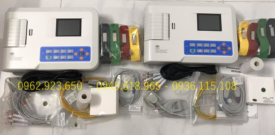 Đánh giá chất lượng, tính năng, độ chính xác và độ bền trên máy đo điện tim 3 cần Contec ECG 300G